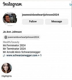 Instagram@joannrainbowheartjohnson2024